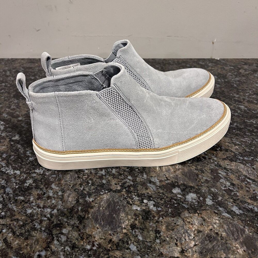 Toms Bryce Suede Slip On Sneaker Shoe Ankle Booty Womens Size 8.5